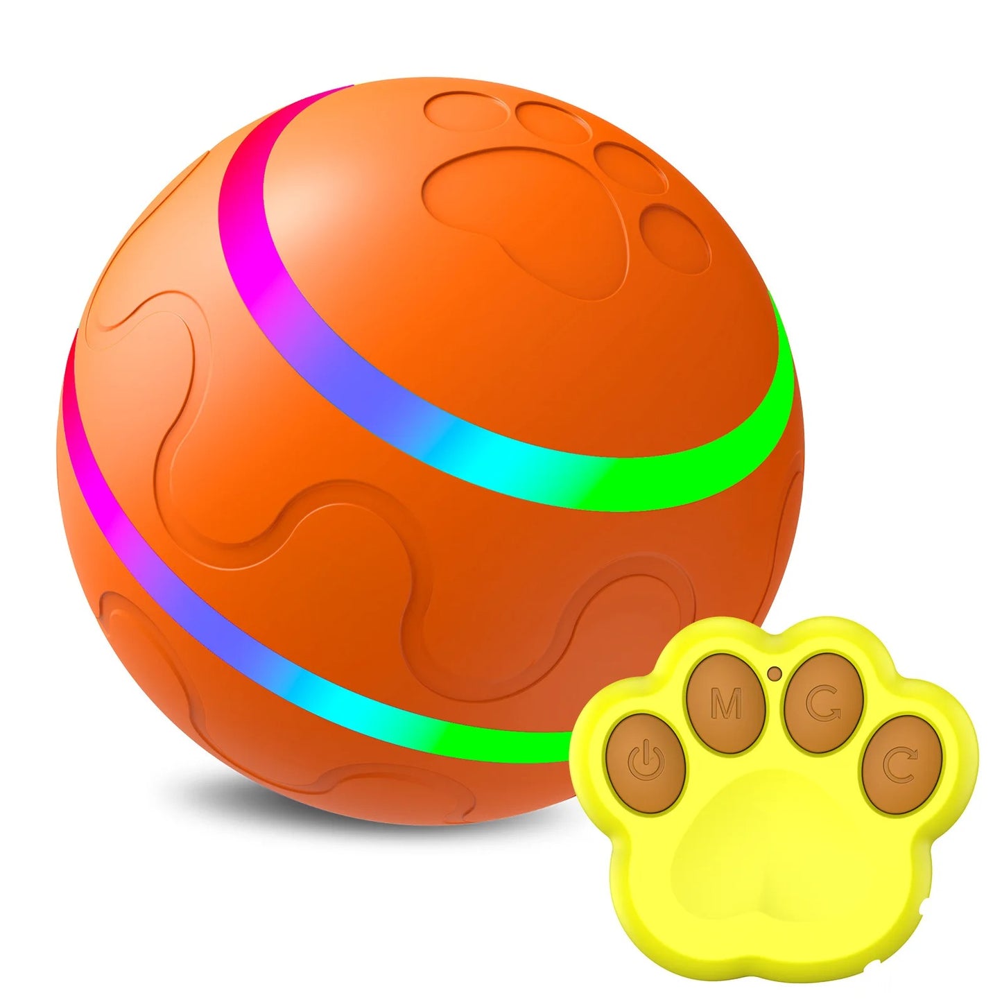 Best Interactive Cat Toys – Smart Automatic Wicked Ball with LED Lights & Motion Sensor